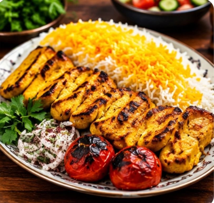 چلو جوجه زعفرانی ۲۵۰ گرمی ۳۸۰ هزار تومان